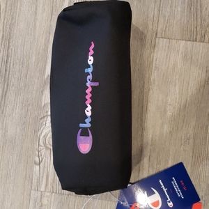 🚨 Black Champion Cosmetic Bag, nwt